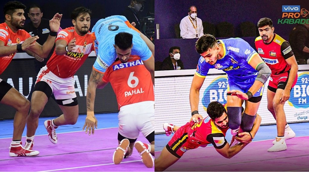 Bengal Warriors vs Gujarat Giants Pro Kabaddi Bengaluru Bulls Tamil Thalaivas