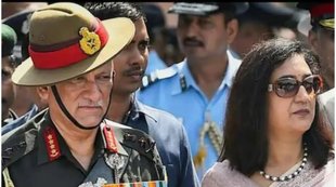 Vipin Rawat Photo, Bipin Rawat With Wife Photo
