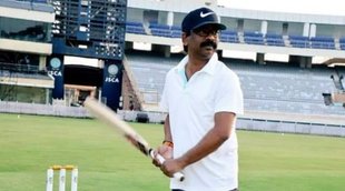 Chief Minister Hemant Soren at the match in March