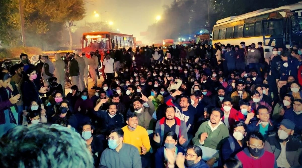 Delhi police, Doctors protest Delhi police, Doctors protest