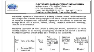 ECIL, ECIL Job, ECIL Vacancy, Govt Job