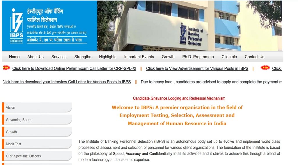 IBPS SO Prelims Admit Card 2021