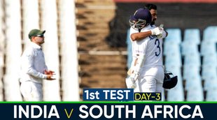 South Africa vs India live Score 1st test match Day 3