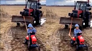 JCB child ,tractor, Anand Mahindra