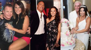 JERRY LAWLER AND LAURYN MCBRIDE DWAYNE JOHNSON AND LAUREN HASHIAN Ric Flair and Wendy Barlow