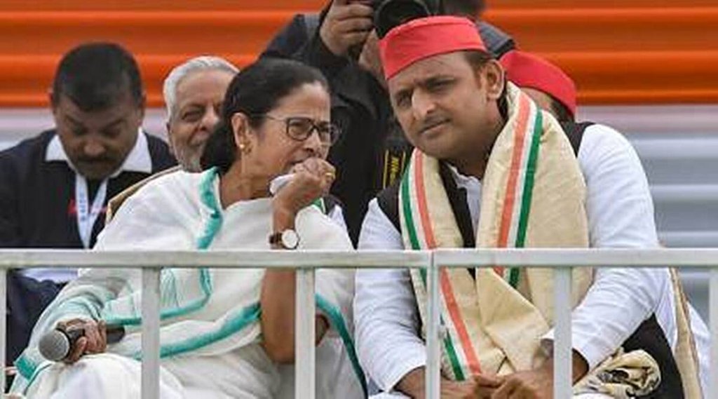 mamata banerjee Support Akhilesh Yadav
