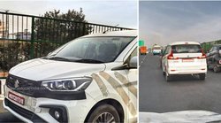 स्पॉट हुआ Maruti Ertiga का फेसलिफ्ट अवतार, जानें क्या हो सकते हैं फीचर्स और स्पेसिफिकेशन