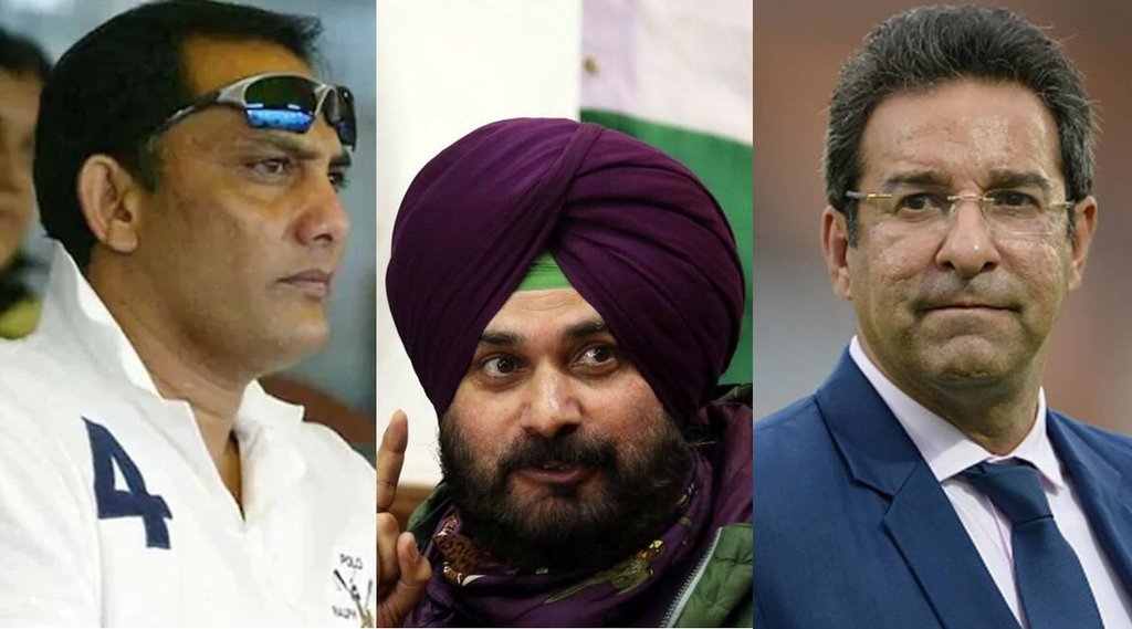 Navojat Singh Sidhu Mohammad Azharuddin Wasim Akram