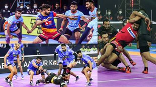 PKL 2021 1st Day Results Bengaluru Bulls U Mumba Teligu Titans Tamil Thalaivas Bengal Warriors UP Yoddha Pro Kabaddi Results