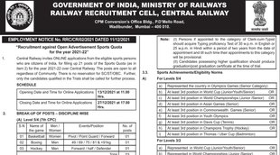 Railway Recruitment 2021