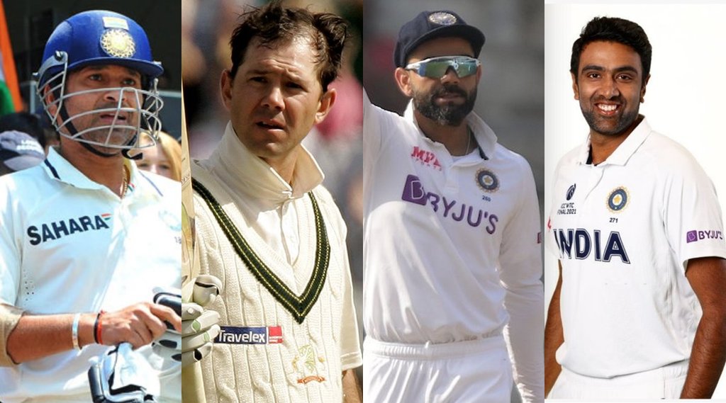Ravichandran Ashwin Sachin Tendulkar Ricky Ponting Virat Kohli left behind