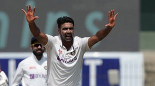 Ravichandran Ashwin appeals for a wicket during the first Test against England