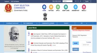 SSC Delhi Police SI Result 2021