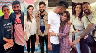 Sachin Tendulkar Jasprit Bumrah Suresh Raina Nitish Rana Hardik Pandya Virat Kohli Wives