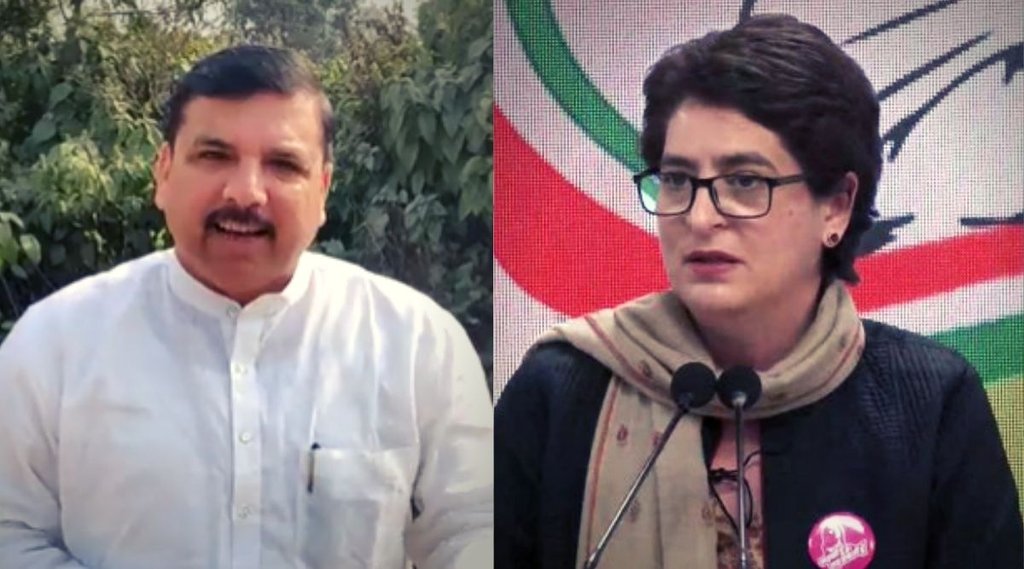 Sanjay Singh,Priyanka Gandhi Sanjay Singh,Priyanka Gandhi