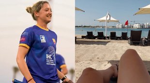 Sarah Taylor Beach Volleyball Twitter Social Media Men Cricket Team Coach