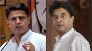 Scindia vs Sachin Pilot, Sachin pilot With Scindia Photo