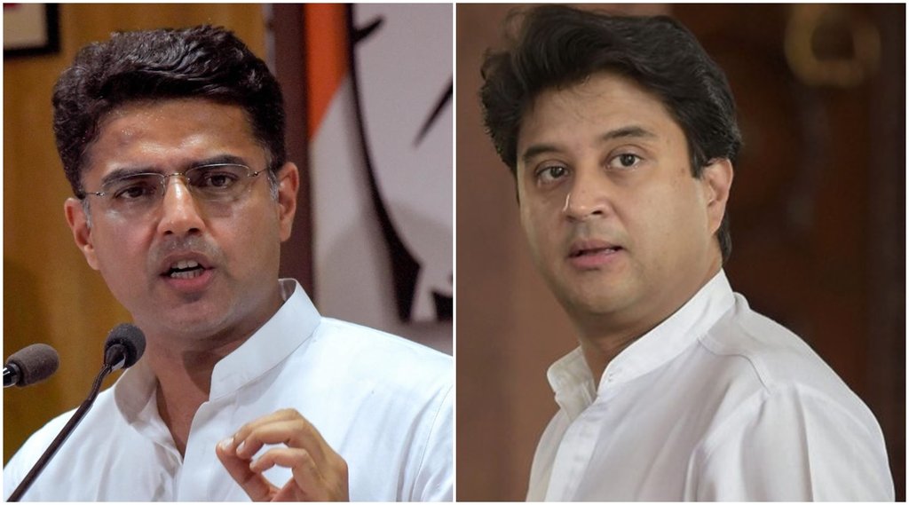 Scindia vs Sachin Pilot, Sachin pilot With Scindia Photo