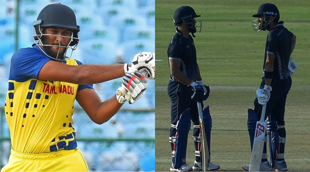 Shahrukh Khan Prashant Chopra Nikhil Gangta Vijay Hazare Trophy Quarter Final Matches
