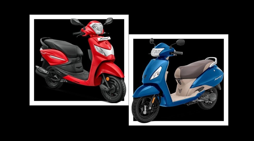 TVS Jupiter vs Hero Pleasure Plus