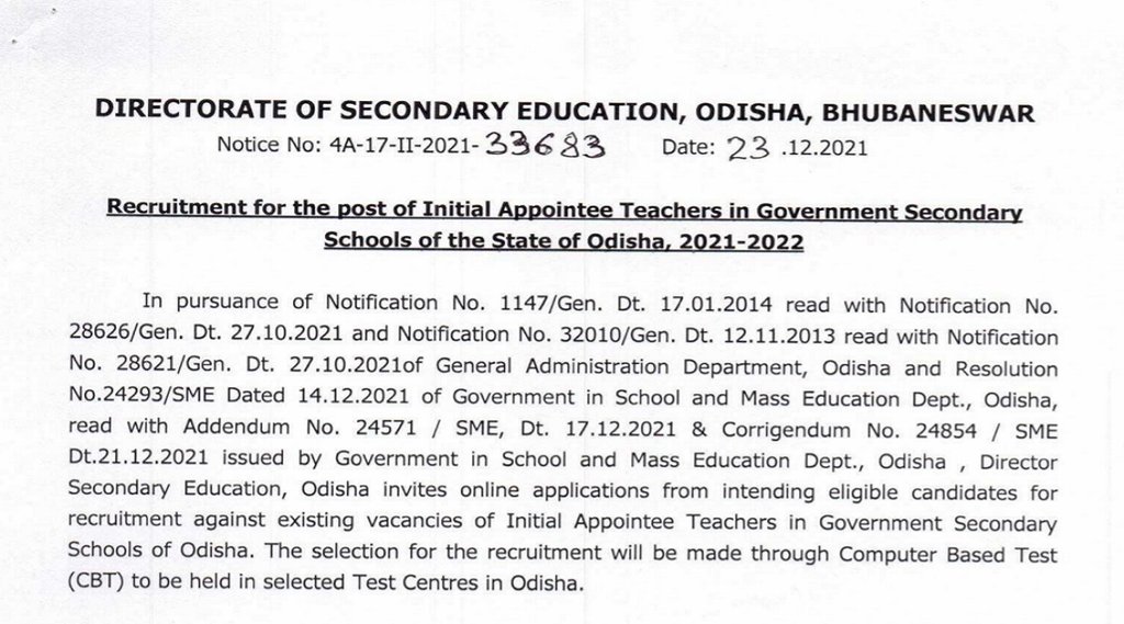 Teacher Recruitment 2022