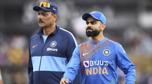 Team India Former Head Coach Ravi Shastri with Virat Kohli