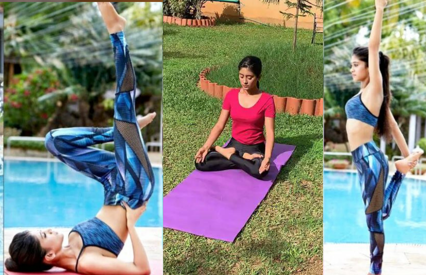 योग के अलावा वह मेडिटेशन भी करती हैं। इससे उनके चेहरे पर शरीर में उर्जा का संचार महसूस होता है। Photos: Social Media