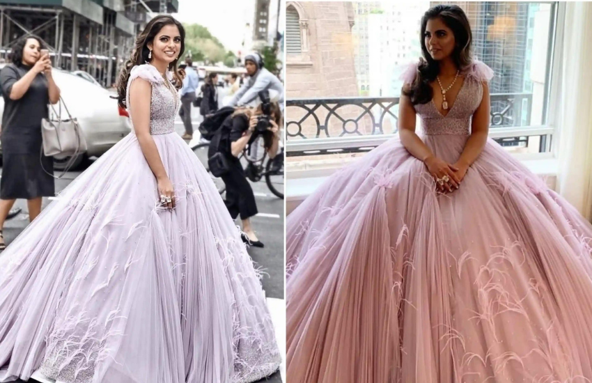 साल 2019 के मेट गाला इवेंट में ईशा ने जो प्रिंसेस गाउन पहना था उसे तैयार करने में 350 घंटे का वक्त लगा था। इस गाउन की कीमत 26 लाख रुपये थी।