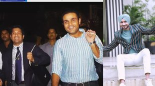 Virender Sehwag Sachin Tendulkar Harbhajan Singh RJ Raunac1