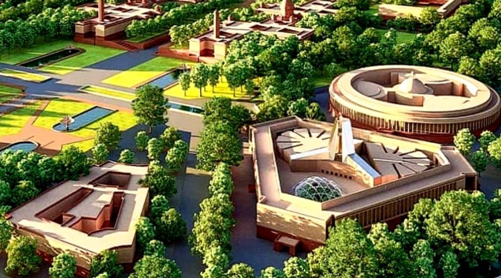 central vista project, new parliament