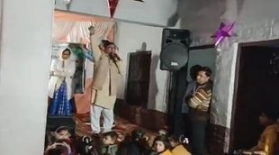 gurugram christmas program, jai shree ram