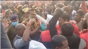 ias surya pratap singh, bjp rally