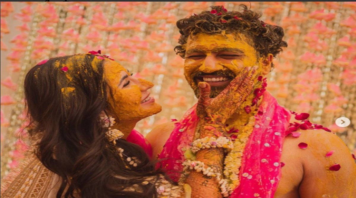 katrina kaif, vicky kaushal haldi ceremony