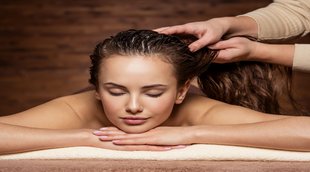 Hair oil massage