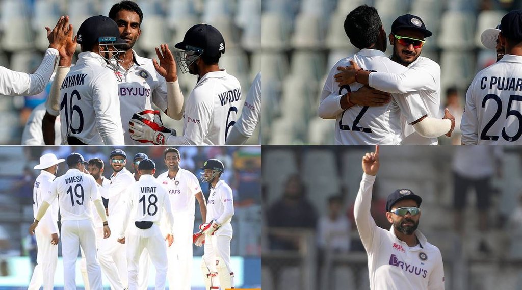 IND vs NZ Mumbai test Beaten New Zealand By 372 Runs Won Test Series Jayant Yadav Ravichandran Ashwin