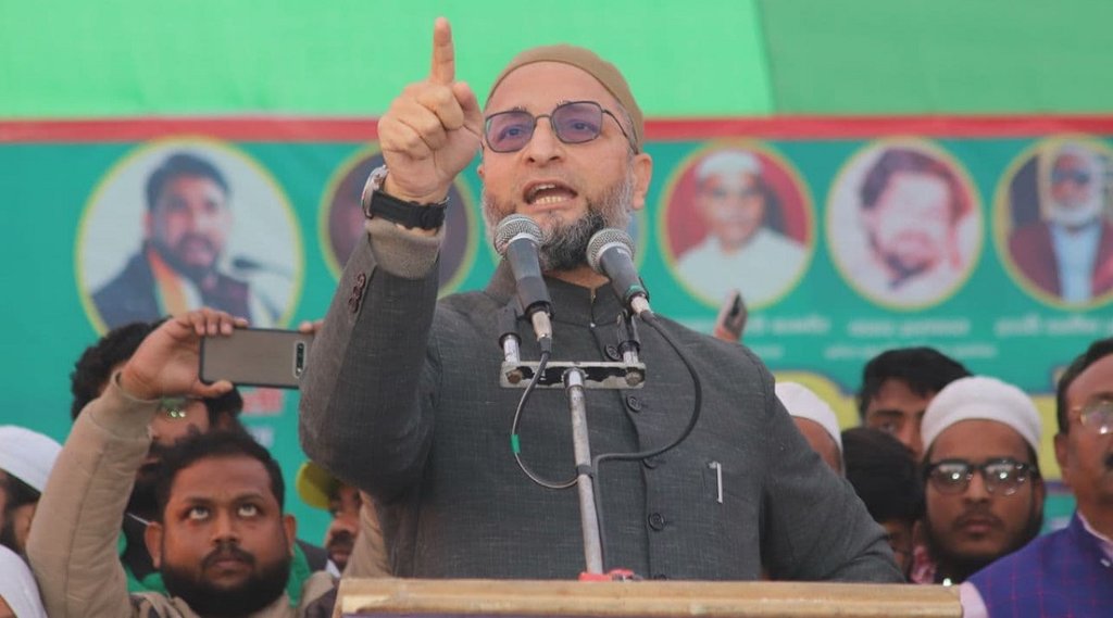 owaisi in up, up election