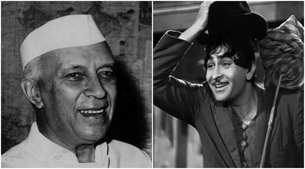 raj kapoor, jawaharlal nehru