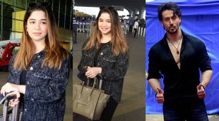 sara-tendulkar-partner-zanai-bhosle-spotted-at-mumbai-airport-going-to-event-of-tiger-shroff-krishna-shroff-in-hyderabad-photos-viral