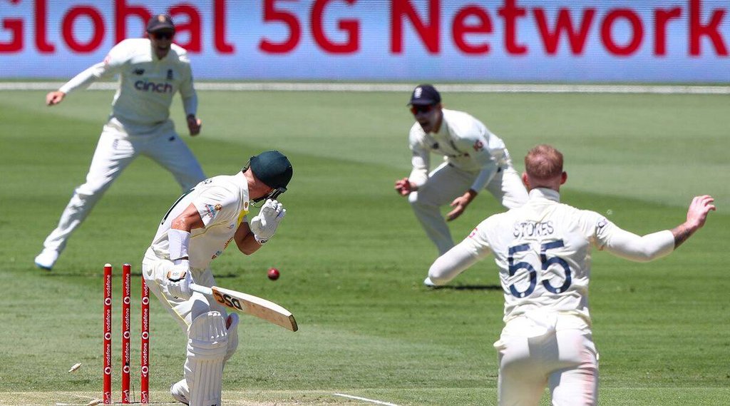 ashes-2021-ben-stokes-overstepped-14-times-umpires-given-only-2-no-balls-david-warner-gets-several-chances-to-survive-watch-videos