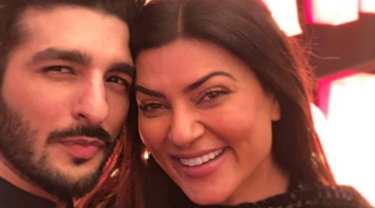 sushmita sen, rohman shawl