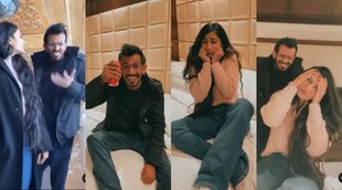watch video yuzvendra chahal dhanashree verma tied in bond of marriage anniversary craziness