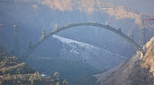 world's highest rail bridge