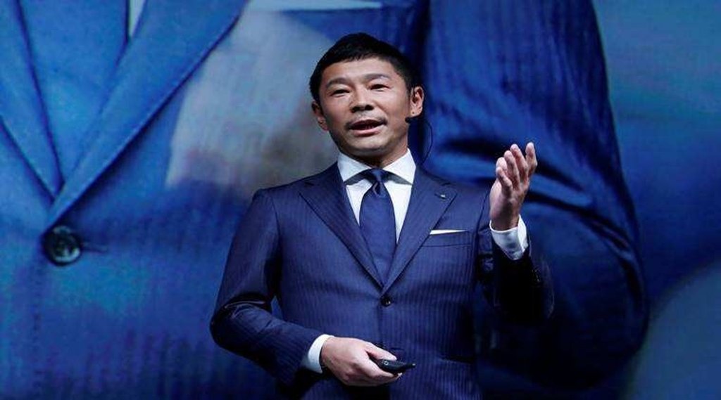 businessman Yusaku Meizawa, Japan, space,