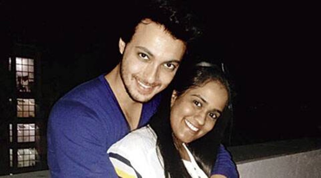 Aayush Sharma and Arpita Khan