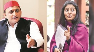 Akhilesh photo with anupriya, Anupriya Patel With Akhilesh Photo