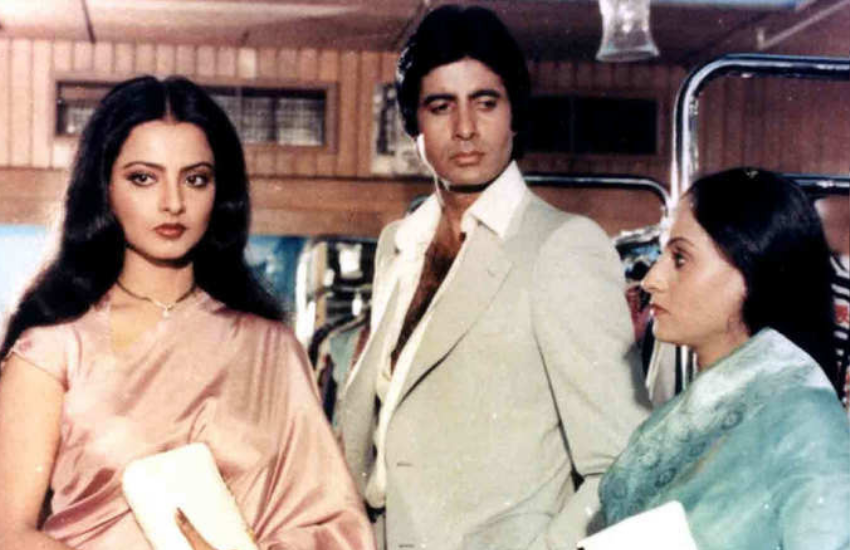 इस लिस्ट में आखिरी नाम अमिताभ बच्चन-रेखा का आता है। हालांकि दोनों ने कभी अपने अफेयर को स्वीकारा नहीं, लेकिन दोनों के बीच अफेयर की खबरें रही थीं और आखिरी बार फिल्म सिलसिला में दोनों जया बच्चन के साथ नजर आए थे। इसके बाद दोनों ने कभी कोई फिल्म साथ में नहीं की। Photos: Social Media