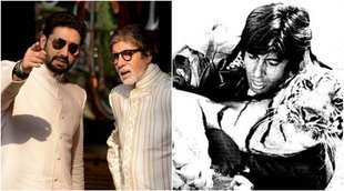 Amitabh Bachchan and Abhishek Bachchan