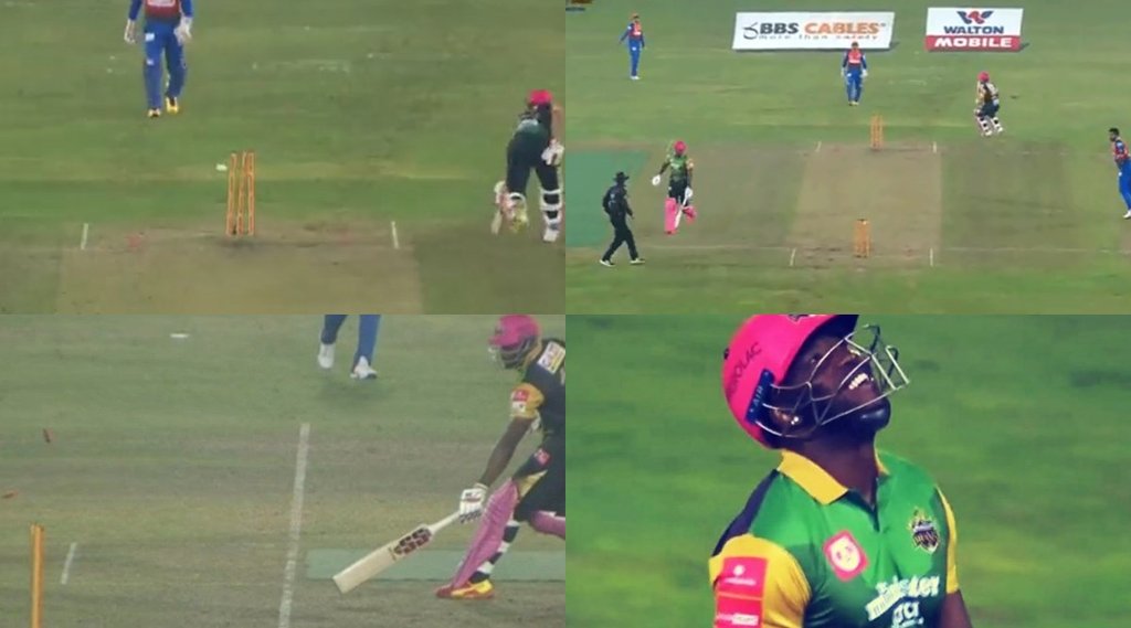 Andre Russel Run Out, Andre Russel, Bangladesh Premier League 2022, BPL 2022, Andre Russel Wicket BPL 2022