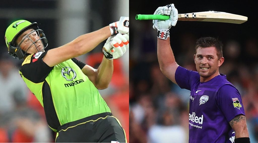 big-bash-league-top-scorer-ben-mcdermott-and-sydney-thunder-former-rcb-player-daniel-sams-misses-century-hobart-hurricanes-won