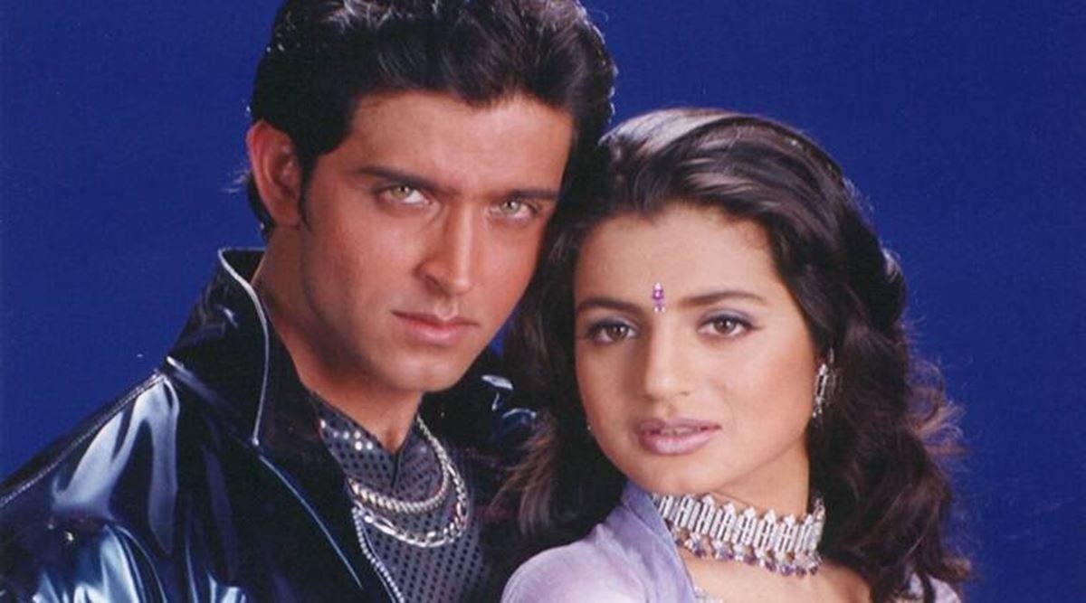 Hrithik Roshan and Ameesha Patel